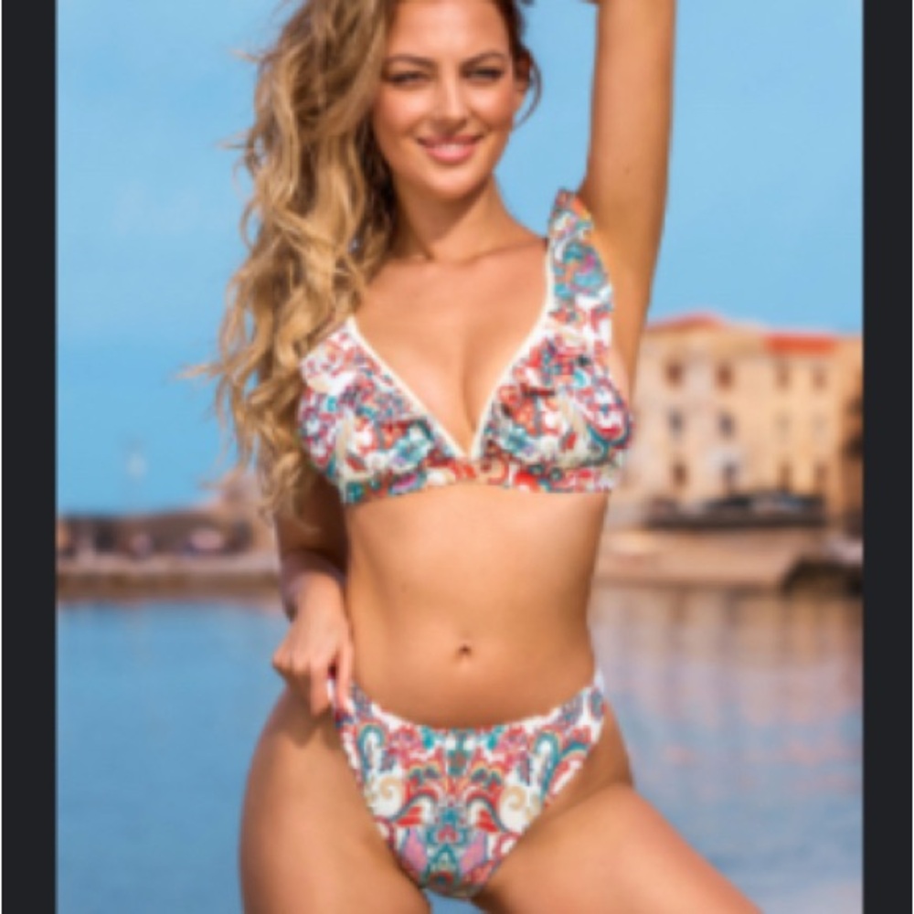 Boho Paradise Paisley Bikini Top